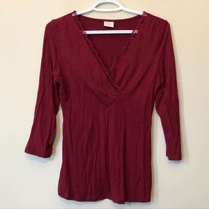 Pretty Cropped Sleeve Top